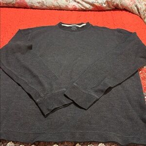 American Eagle Gray Long Sleeve Super Soft Henley